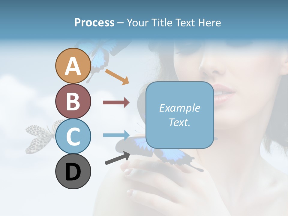People Young Serene PowerPoint Template