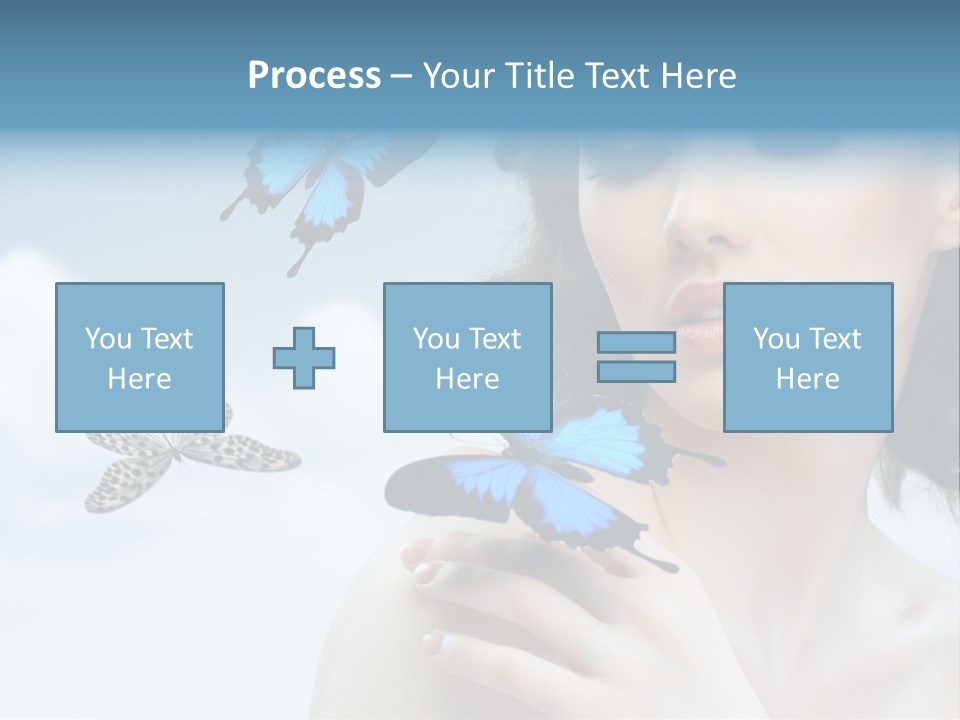 People Young Serene PowerPoint Template