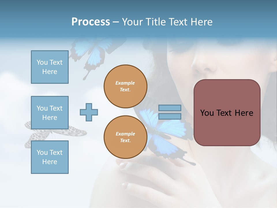 People Young Serene PowerPoint Template