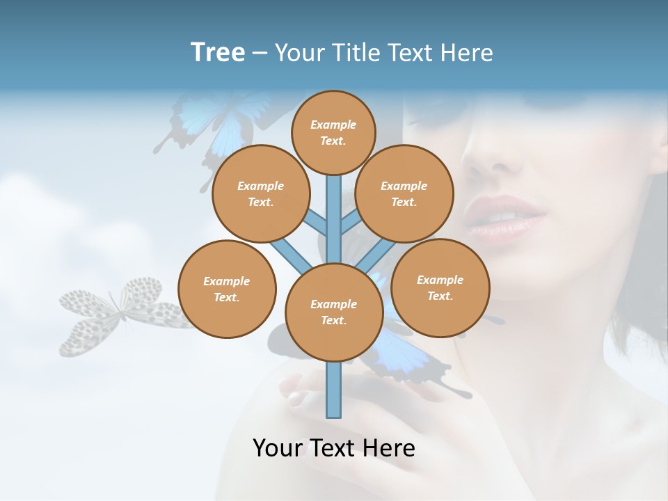 People Young Serene PowerPoint Template