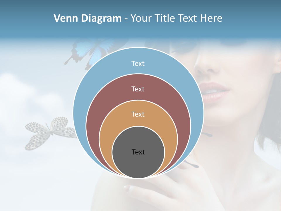 People Young Serene PowerPoint Template