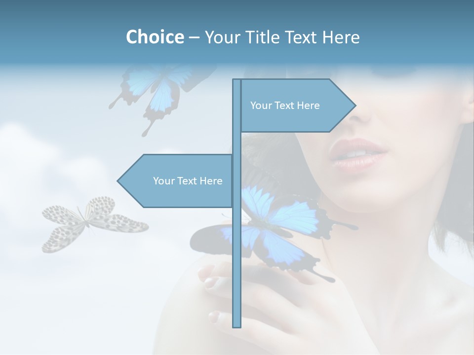 People Young Serene PowerPoint Template