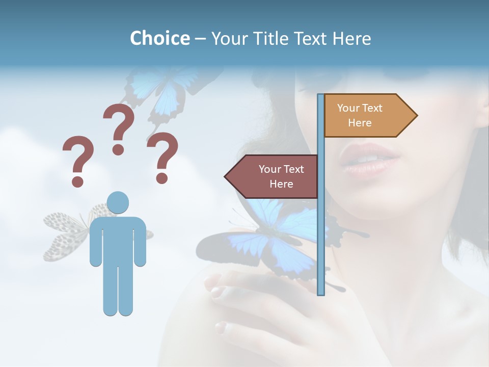 People Young Serene PowerPoint Template