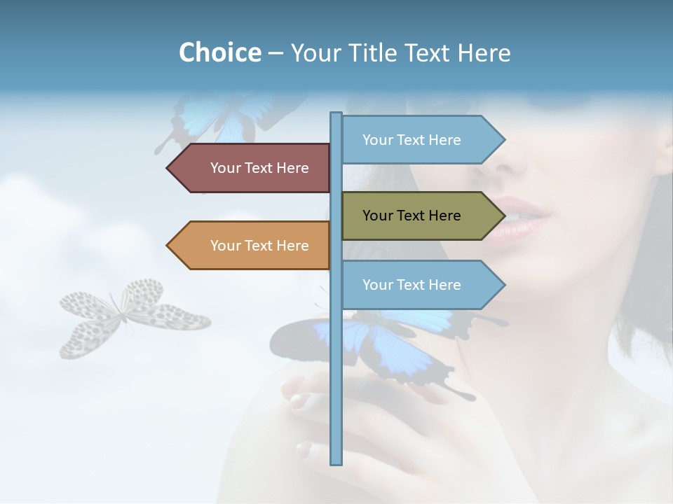People Young Serene PowerPoint Template