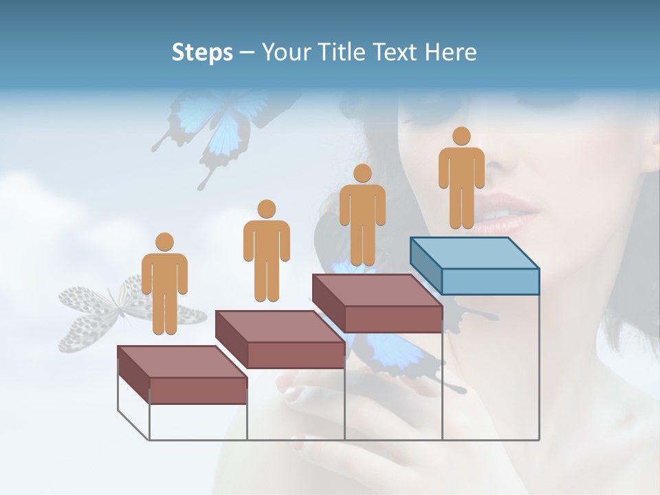 People Young Serene PowerPoint Template