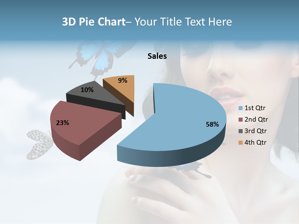 People Young Serene PowerPoint Template