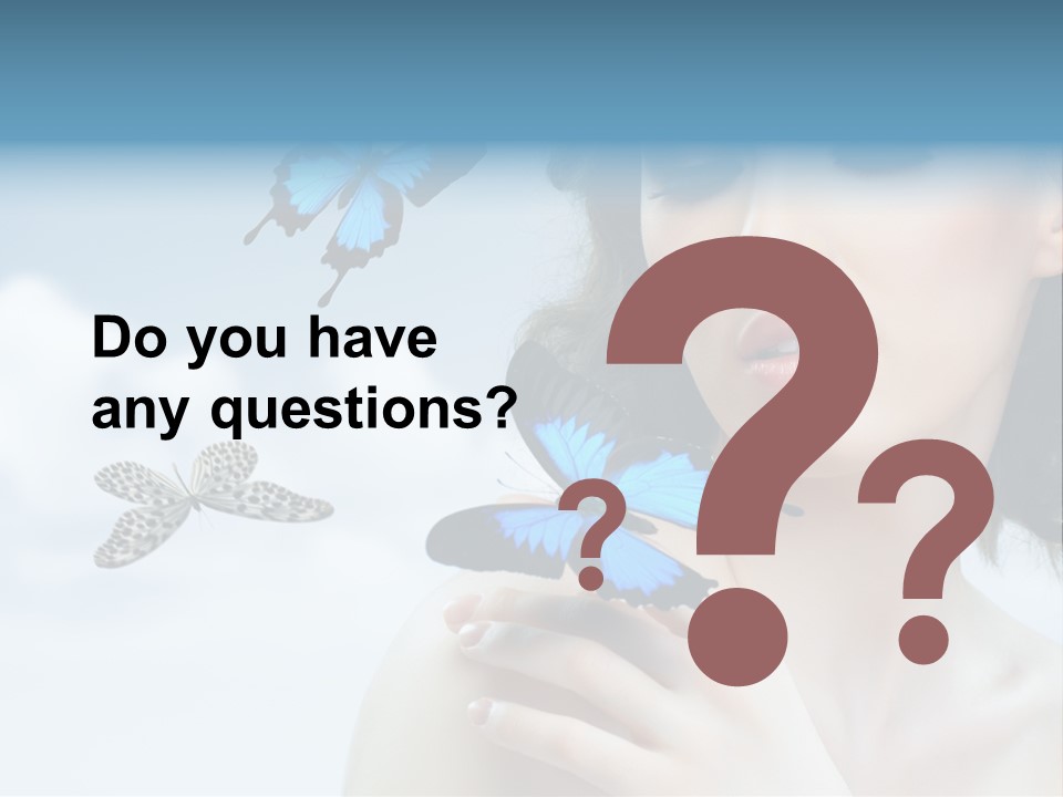 People Young Serene PowerPoint Template