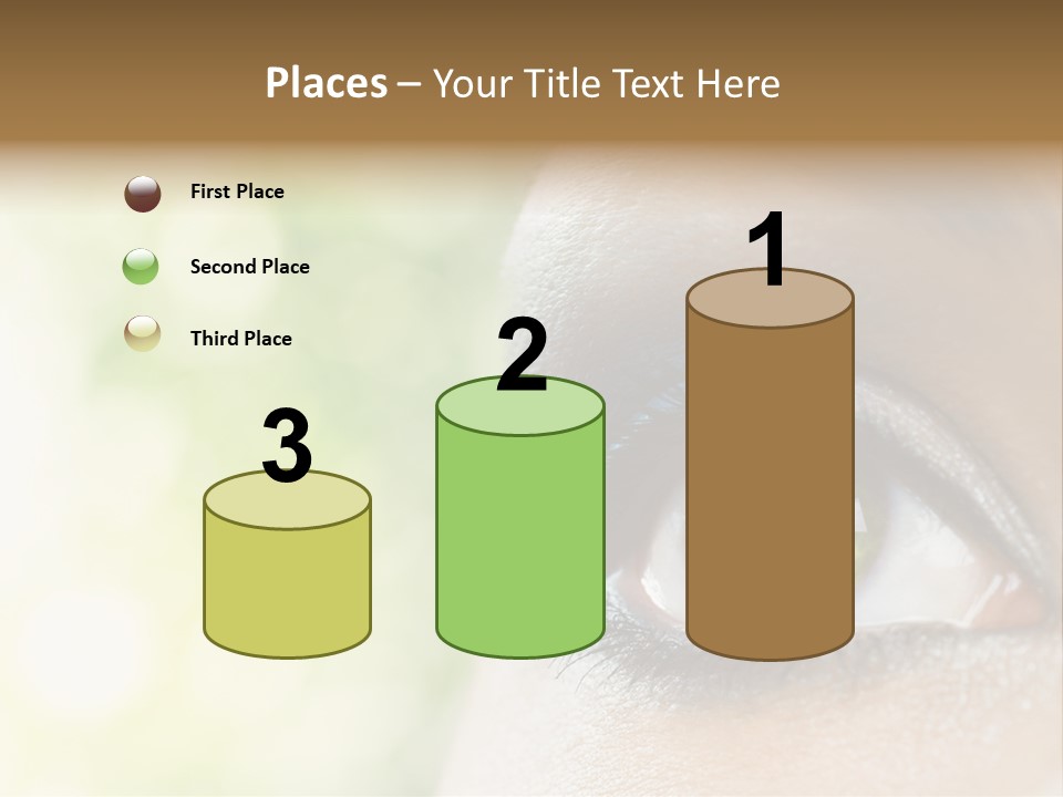 Clean Treatment Eyelash PowerPoint Template