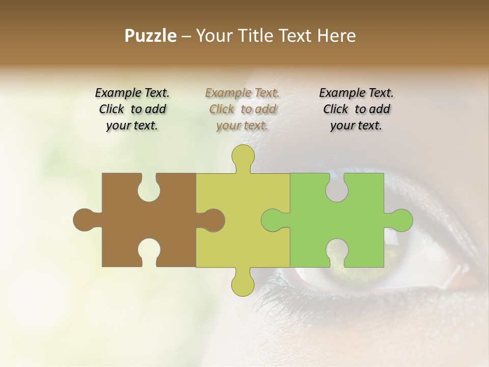 Clean Treatment Eyelash PowerPoint Template