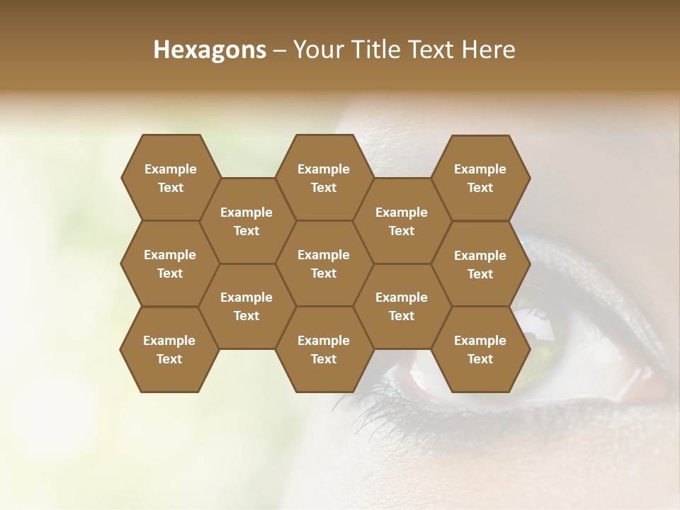 Clean Treatment Eyelash PowerPoint Template