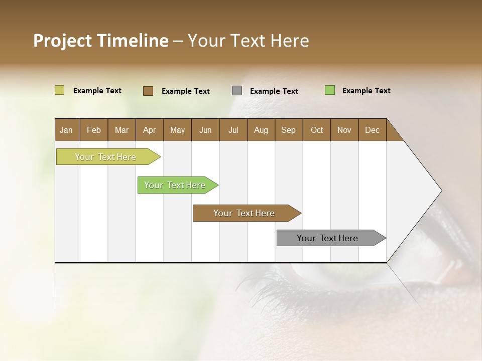 Clean Treatment Eyelash PowerPoint Template