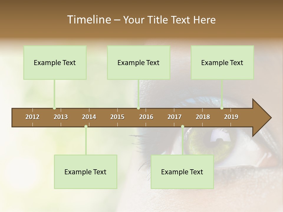 Clean Treatment Eyelash PowerPoint Template