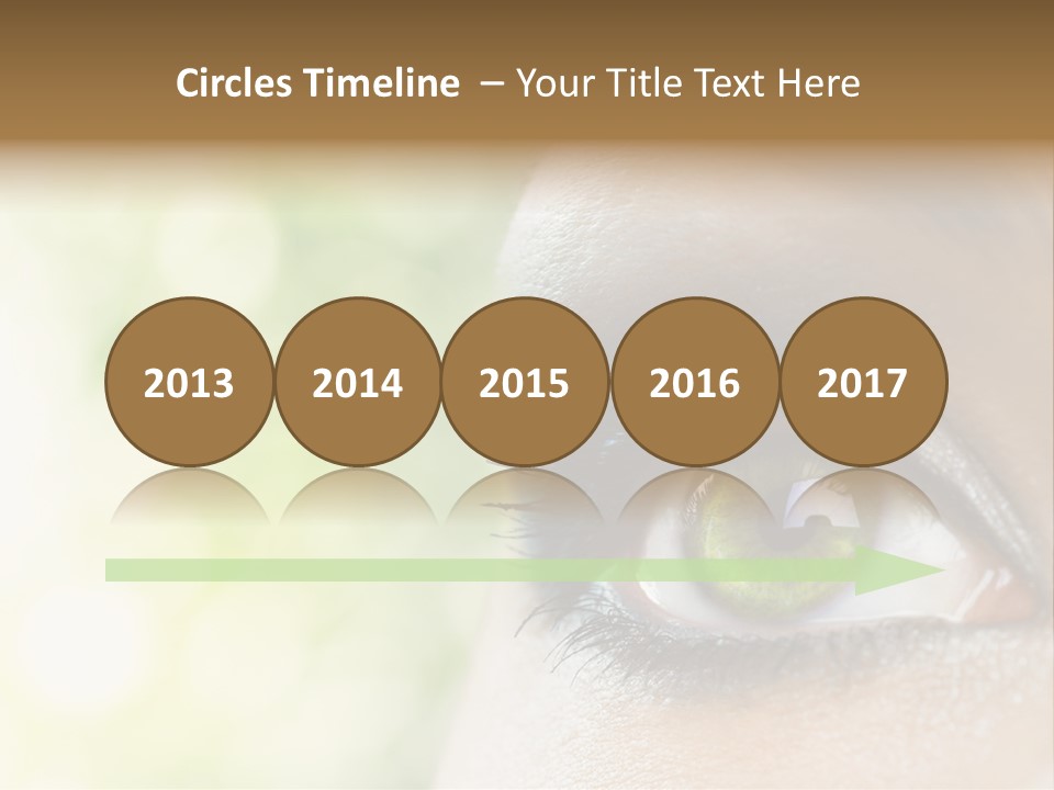 Clean Treatment Eyelash PowerPoint Template