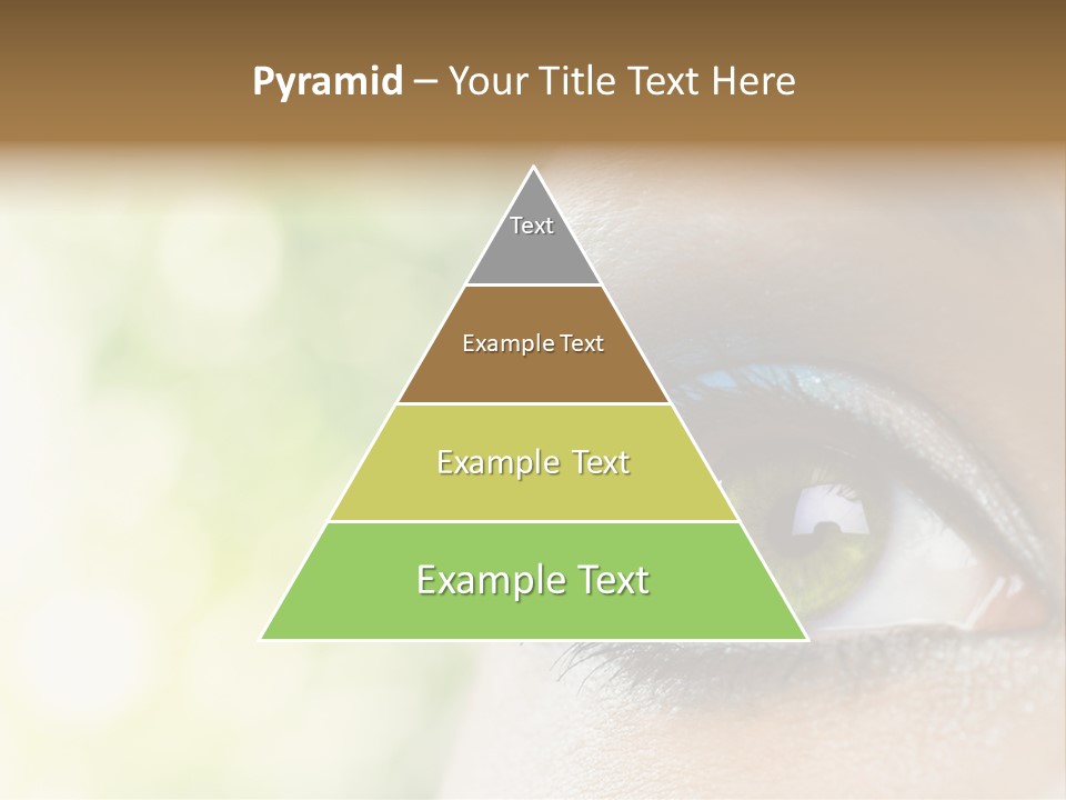 Clean Treatment Eyelash PowerPoint Template