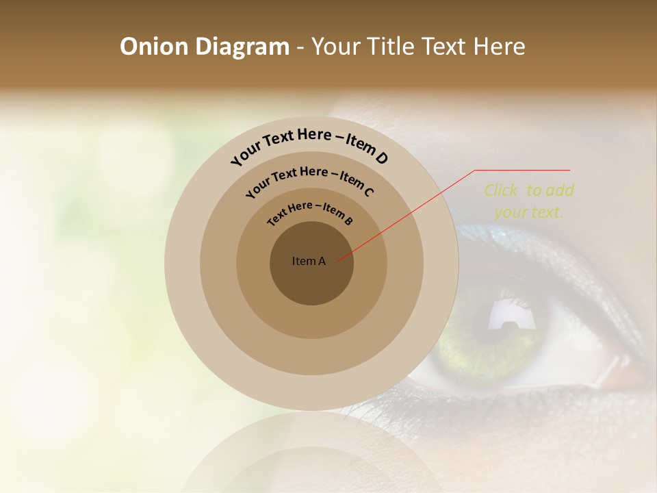 Clean Treatment Eyelash PowerPoint Template