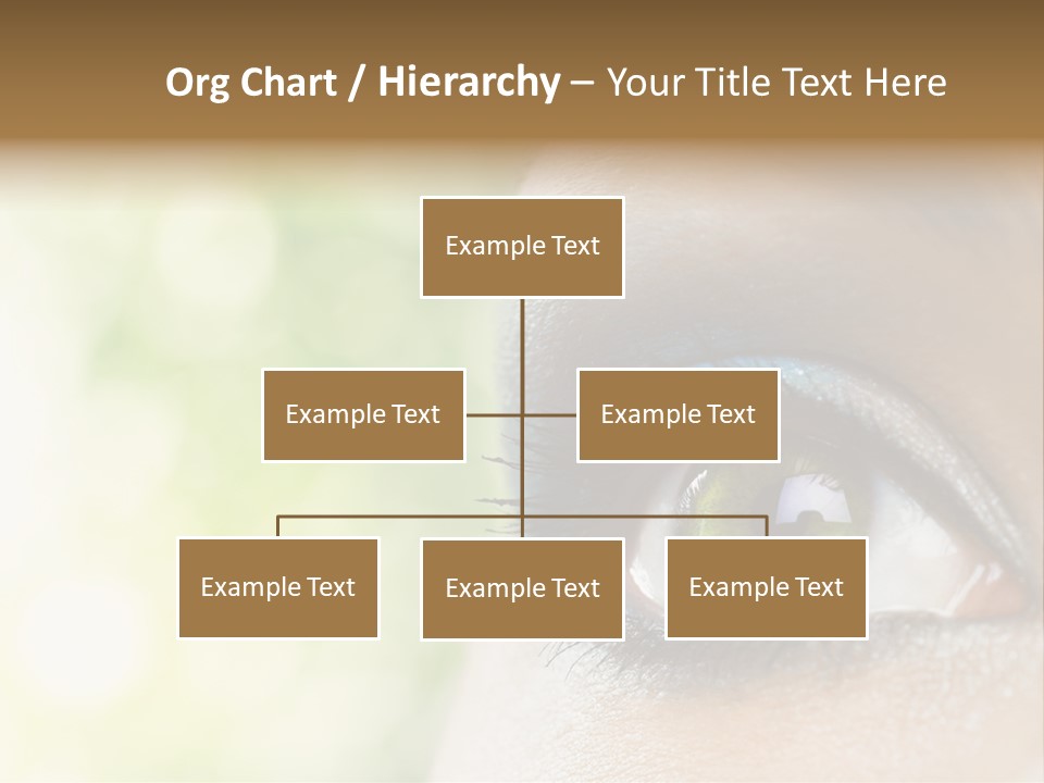 Clean Treatment Eyelash PowerPoint Template