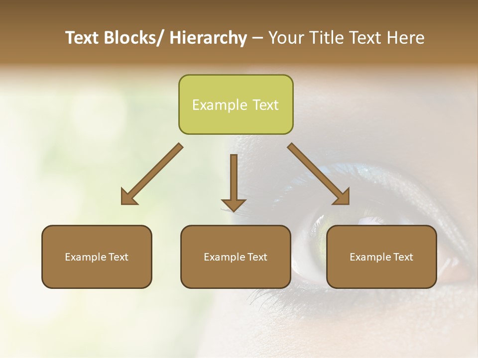 Clean Treatment Eyelash PowerPoint Template