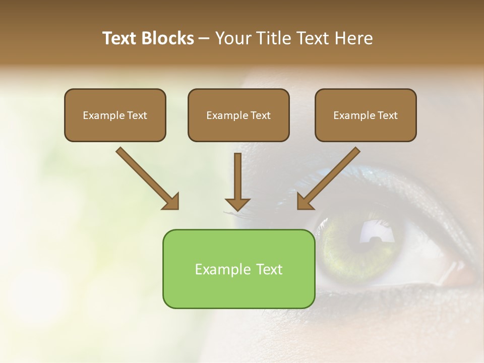 Clean Treatment Eyelash PowerPoint Template