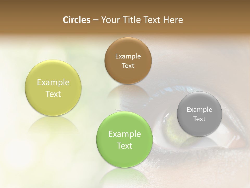 Clean Treatment Eyelash PowerPoint Template