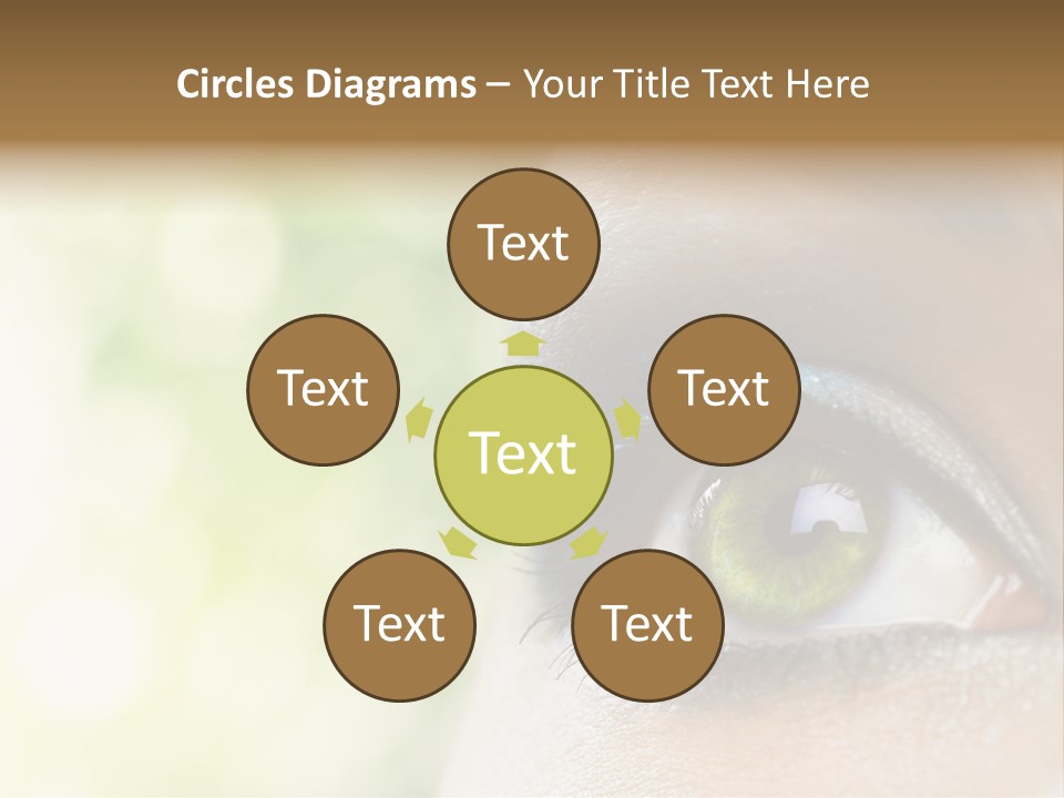 Clean Treatment Eyelash PowerPoint Template