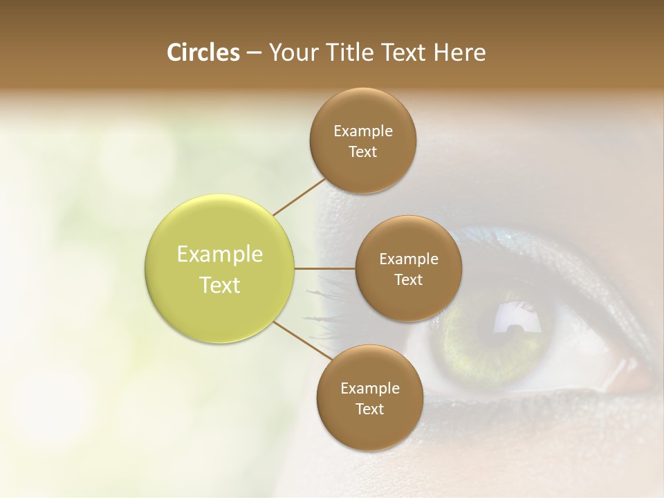 Clean Treatment Eyelash PowerPoint Template