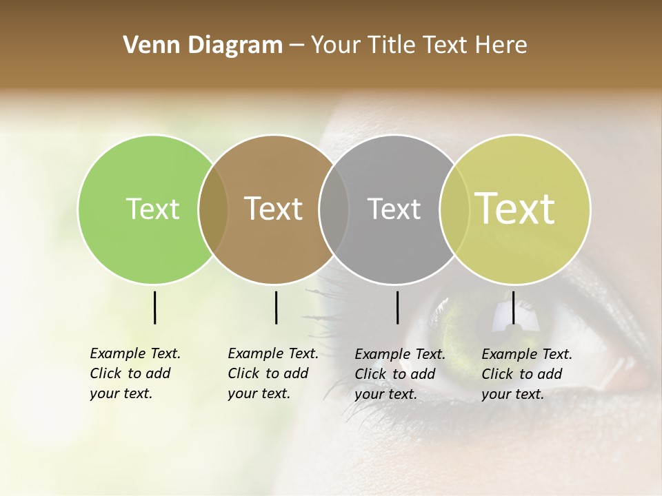 Clean Treatment Eyelash PowerPoint Template