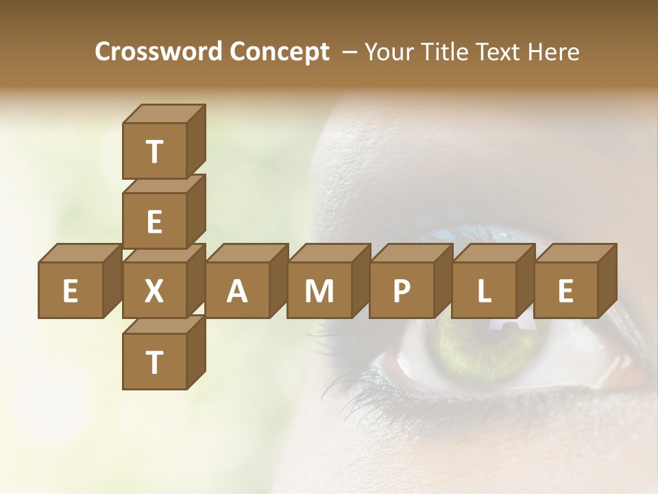 Clean Treatment Eyelash PowerPoint Template