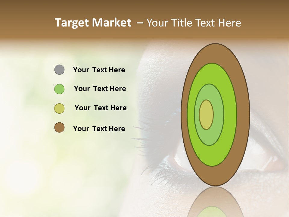 Clean Treatment Eyelash PowerPoint Template