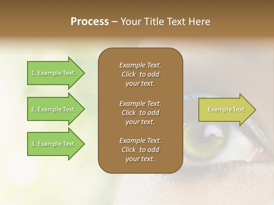 Clean Treatment Eyelash PowerPoint Template