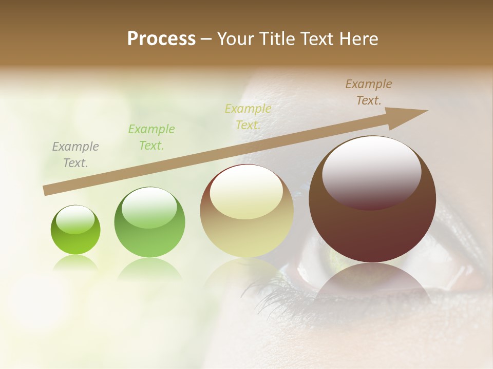 Clean Treatment Eyelash PowerPoint Template