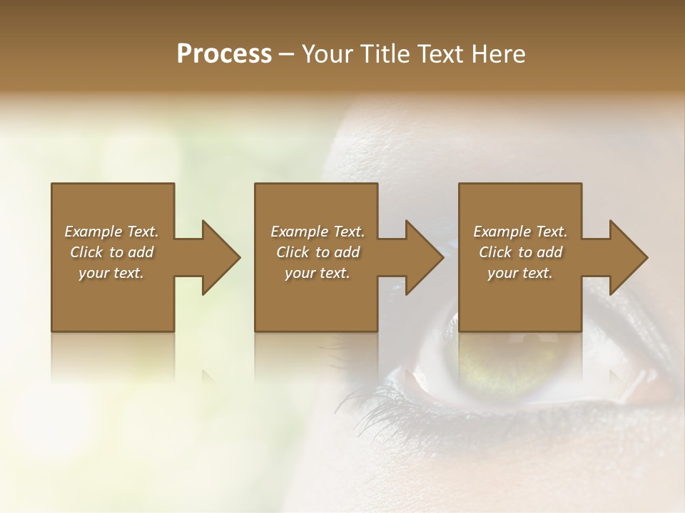 Clean Treatment Eyelash PowerPoint Template