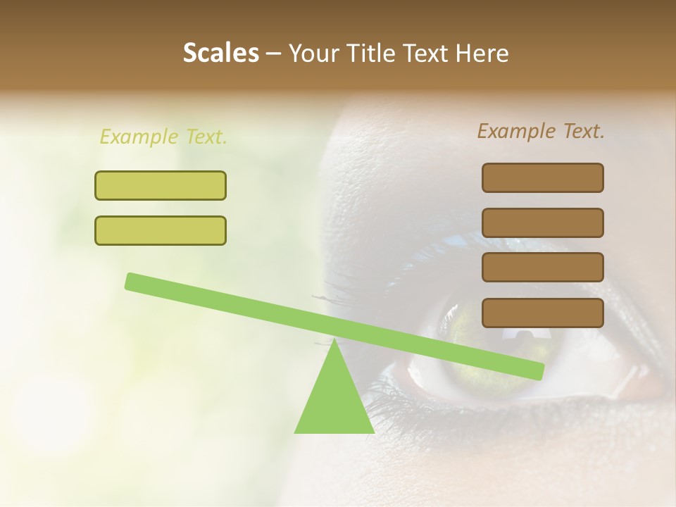 Clean Treatment Eyelash PowerPoint Template