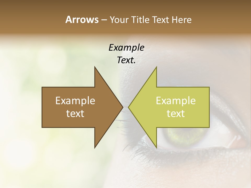 Clean Treatment Eyelash PowerPoint Template