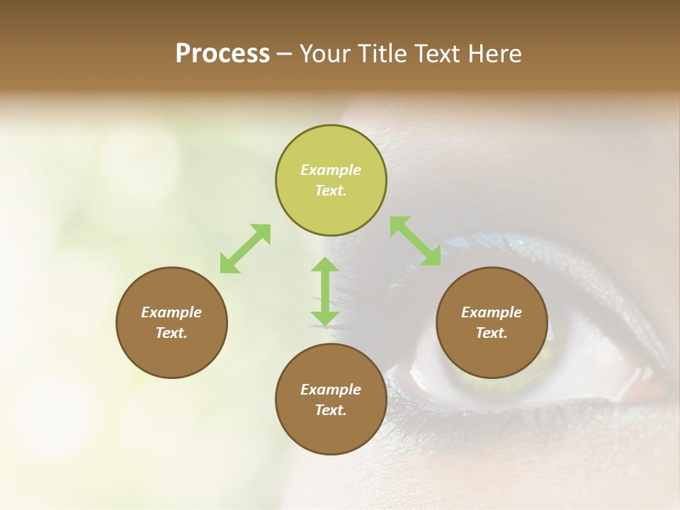 Clean Treatment Eyelash PowerPoint Template