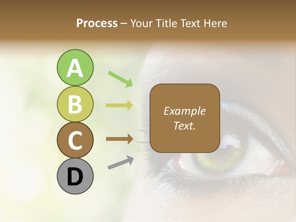 Clean Treatment Eyelash PowerPoint Template