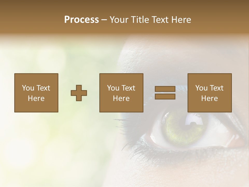 Clean Treatment Eyelash PowerPoint Template