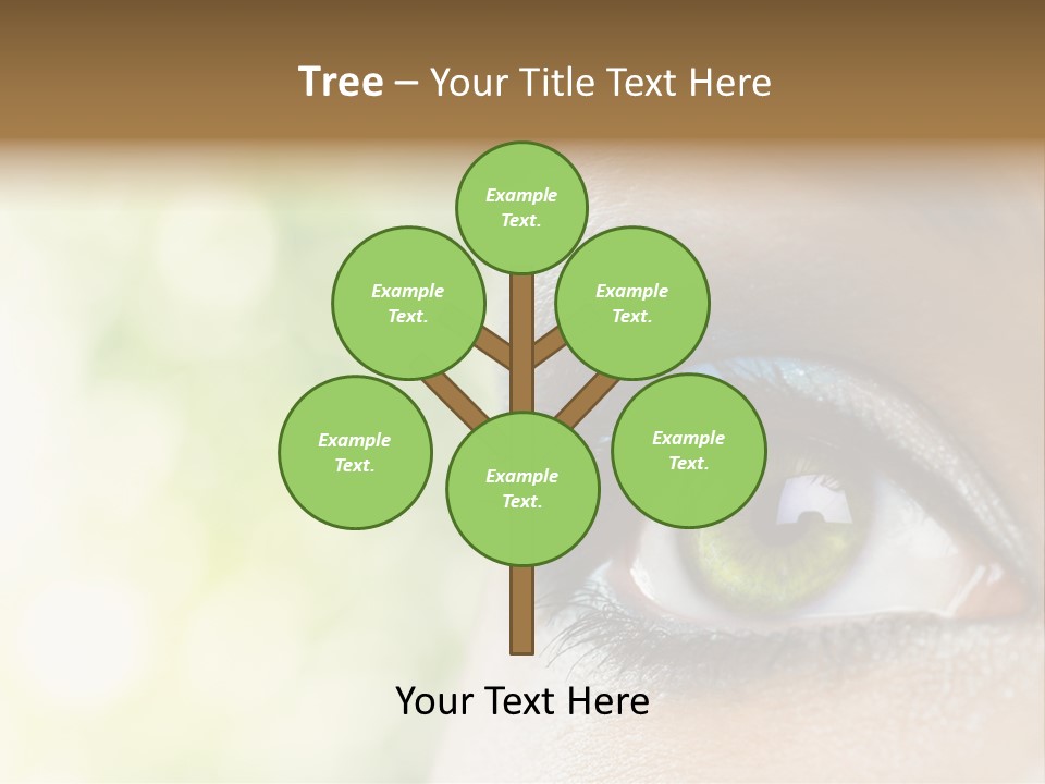 Clean Treatment Eyelash PowerPoint Template