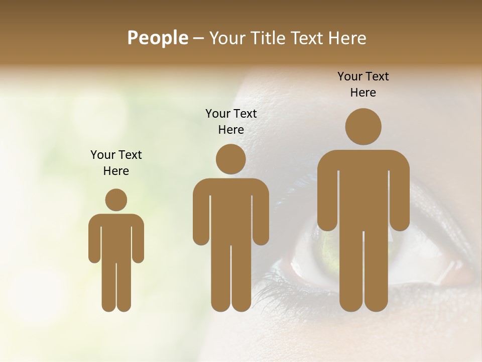 Clean Treatment Eyelash PowerPoint Template