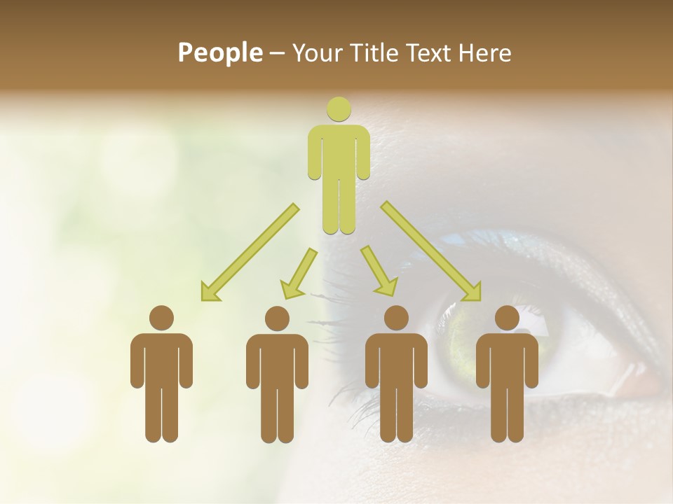 Clean Treatment Eyelash PowerPoint Template