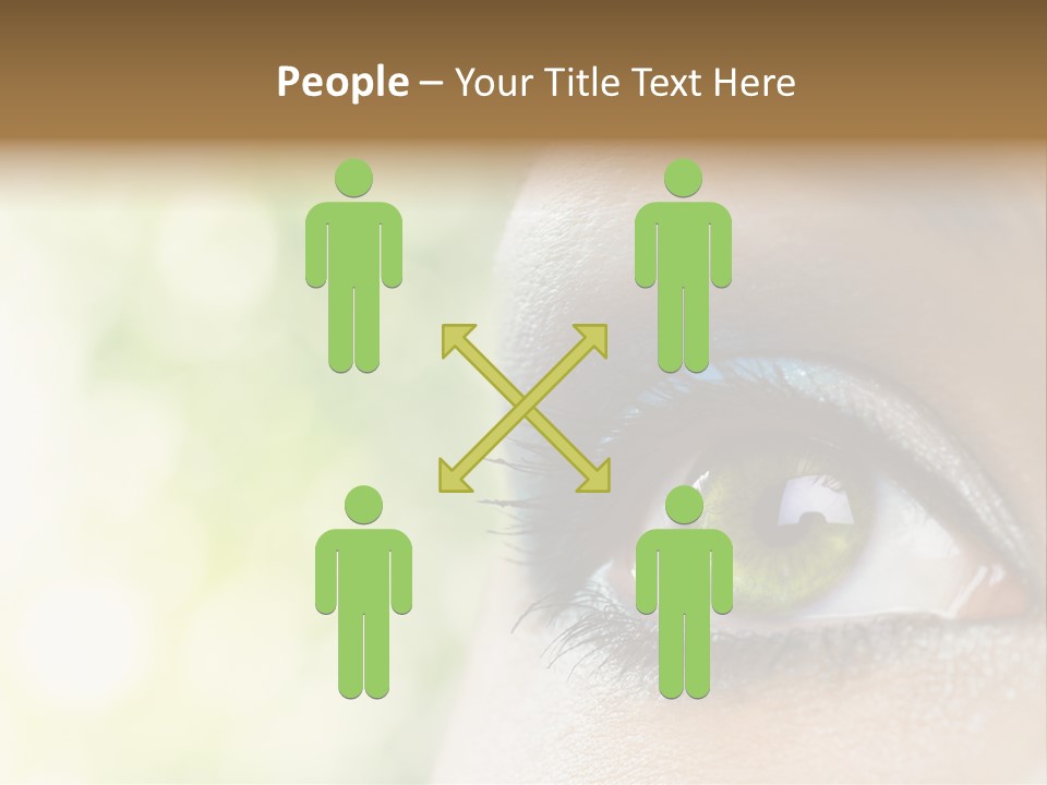Clean Treatment Eyelash PowerPoint Template