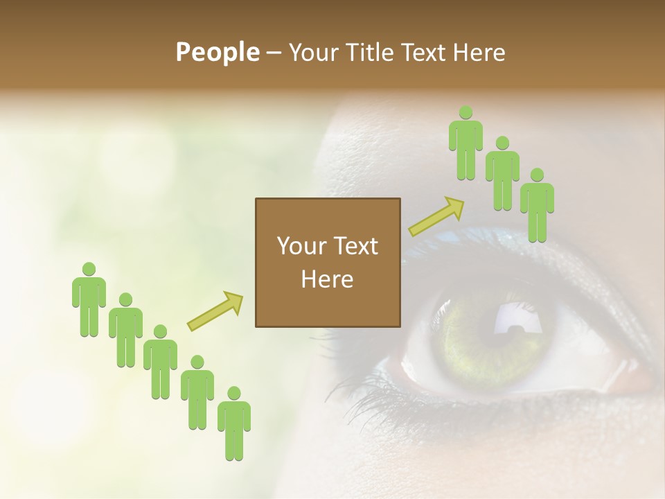 Clean Treatment Eyelash PowerPoint Template