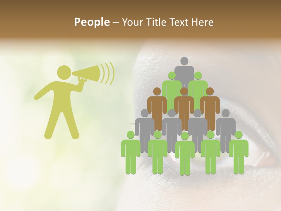 Clean Treatment Eyelash PowerPoint Template