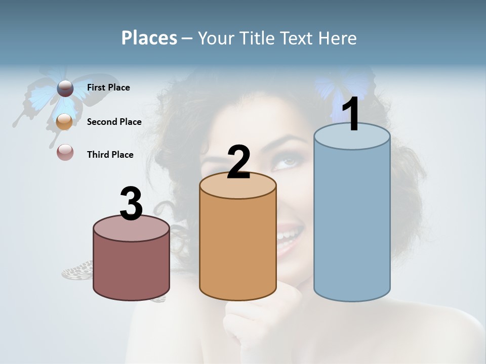 Spring Make Up Female PowerPoint Template