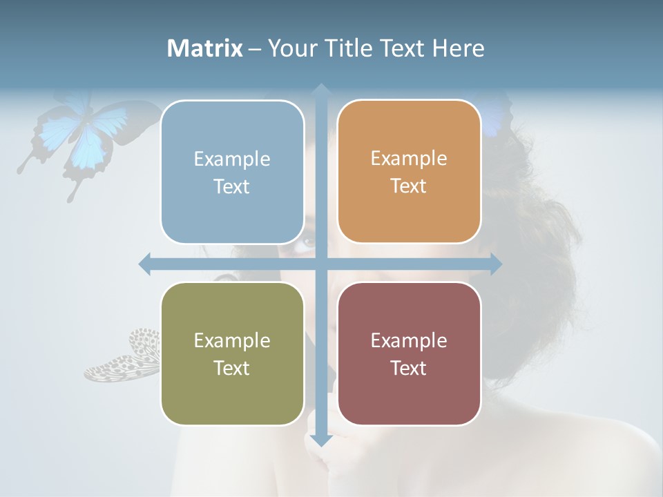 Spring Make Up Female PowerPoint Template