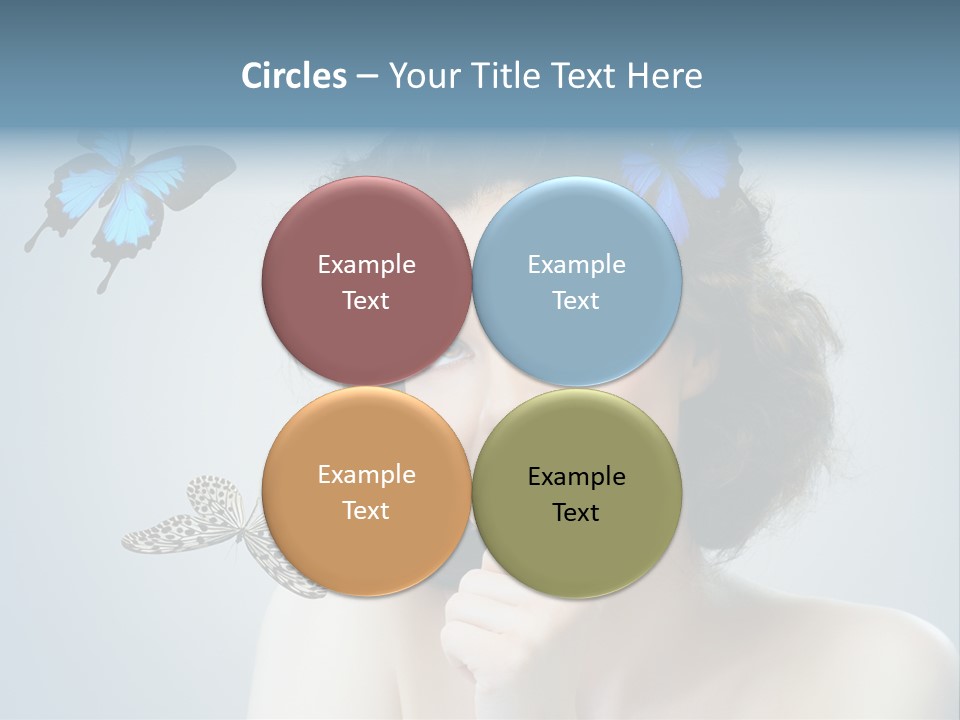 Spring Make Up Female PowerPoint Template