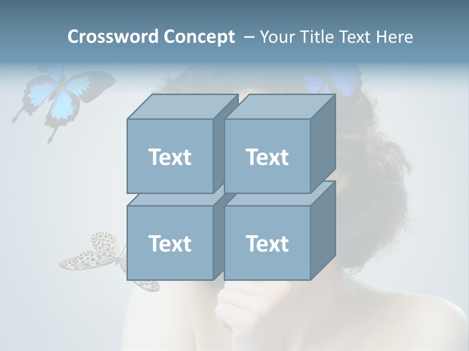 Spring Make Up Female PowerPoint Template