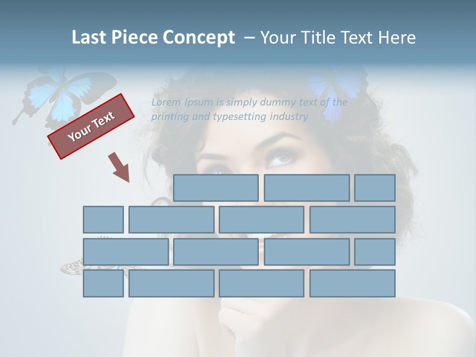 Spring Make Up Female PowerPoint Template