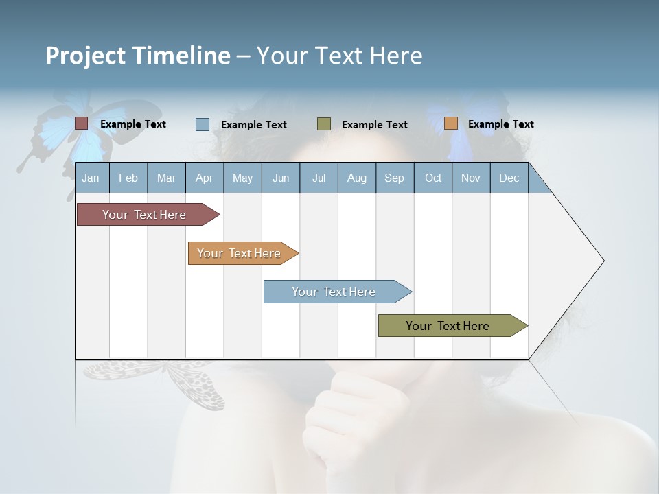 Spring Make Up Female PowerPoint Template