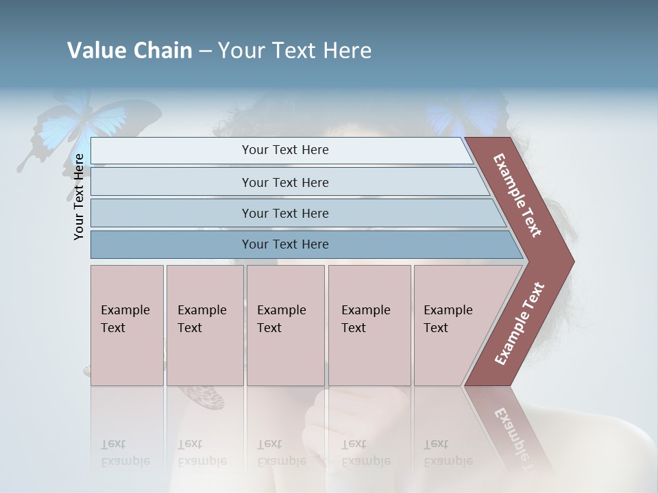 Spring Make Up Female PowerPoint Template