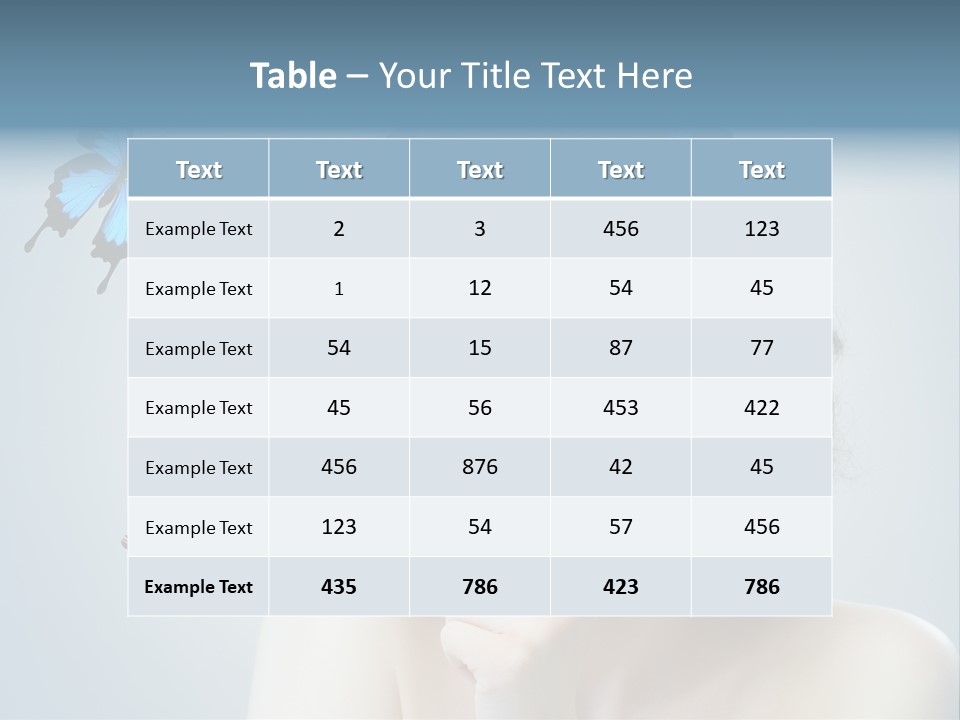 Spring Make Up Female PowerPoint Template